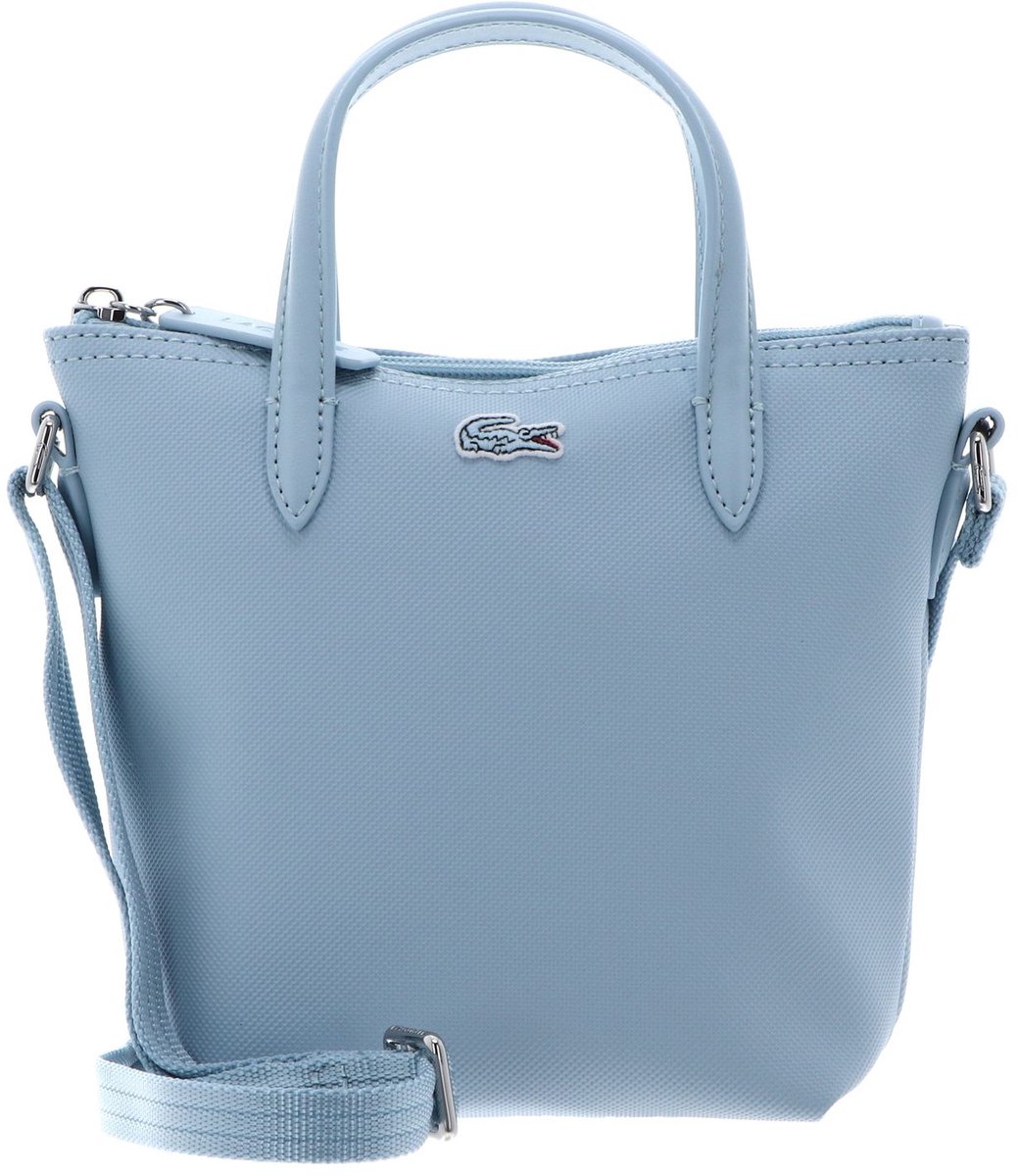LACOSTE schoudertas handtas Shopping Cross Bag Ruisseau Lichtblauw