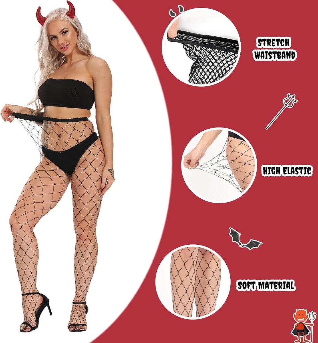 Halloween kostuumaccessoires voor dames - Hoeden, Maskers en Make-up voor een Spookachtige Look