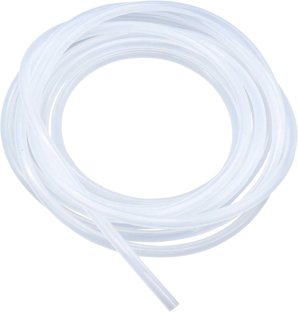 slang, 3 mm x 5 mm (binnendiameter x buitendiameter), 5 meter lang, geschikt voor contact met levensmiddelen, flexibel, transparant, water- en luchtslangen voor pompoverdracht