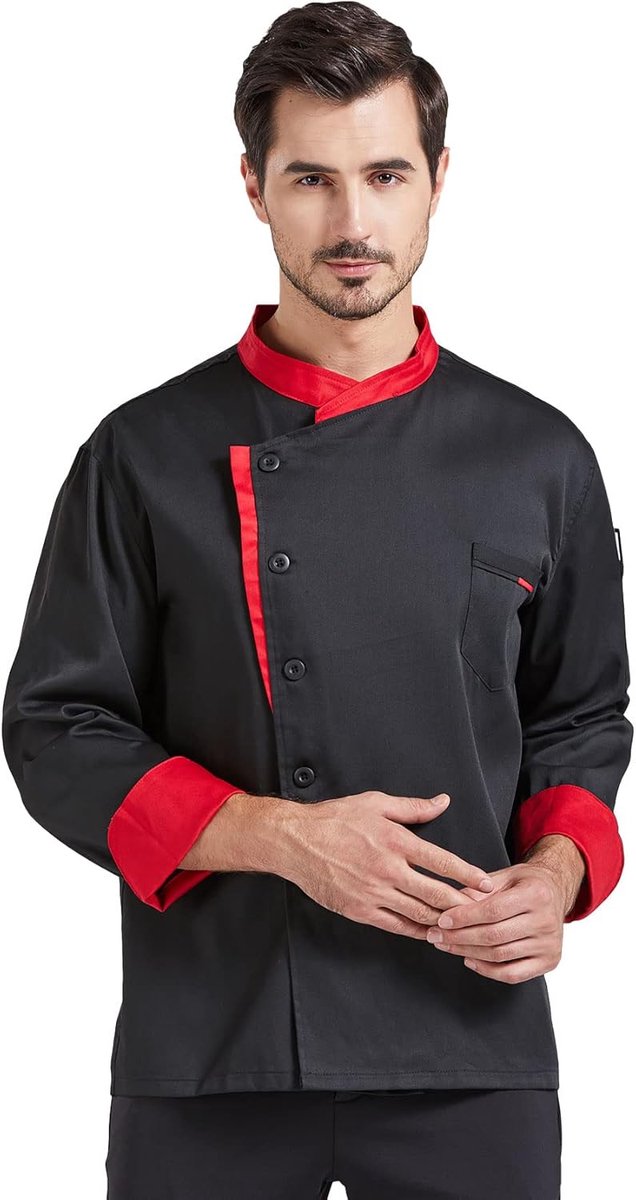 Unisex Heren Kok Jas Heren Kok Jas Restaurant Keuken Uniform Kok Kleding