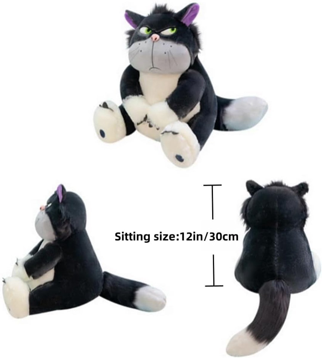Pluche speelgoed, Anime Cartoon Kat Pluche Dier Kussen Zachte Kat Pluche Pop Verjaardagscadeau voor Jongens en Meisjes