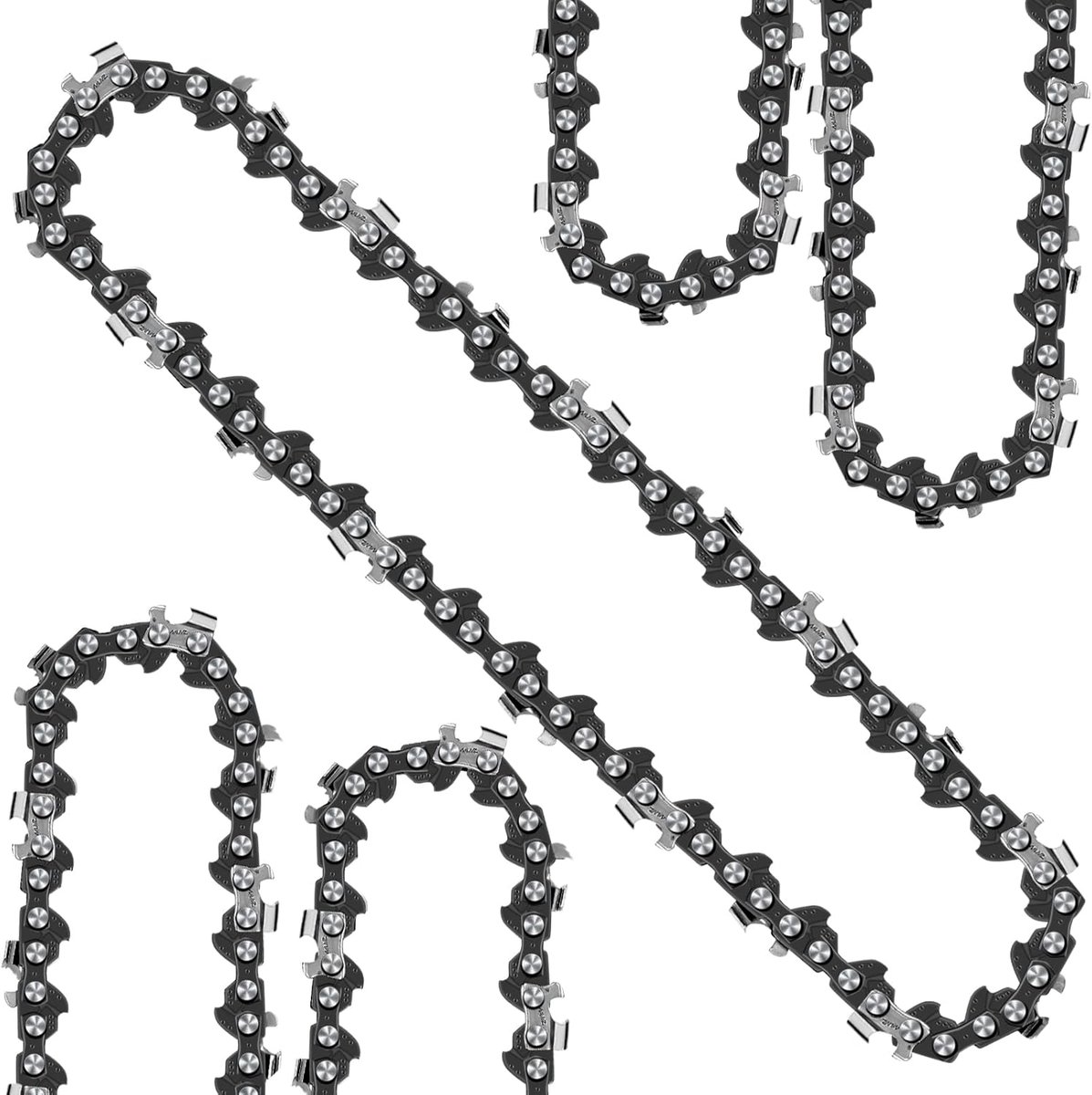 Zaagkettingen, 15 cm, kettingzaag, ketting, 37 aandrijfschakels, zaagketting voor 15,2 cm mini-kettingzaag, zaagketting voor tuinen, boerderijen, timmerwerk, landschapsarchitectuur