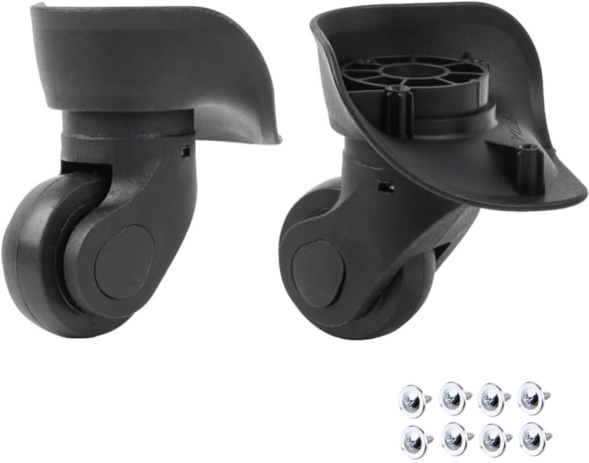 Koffer vervangende wielen, 2 stuks PVC bagagewielen, bagagekoffer wielvervanging voor reiskoffer (W041-2 S)