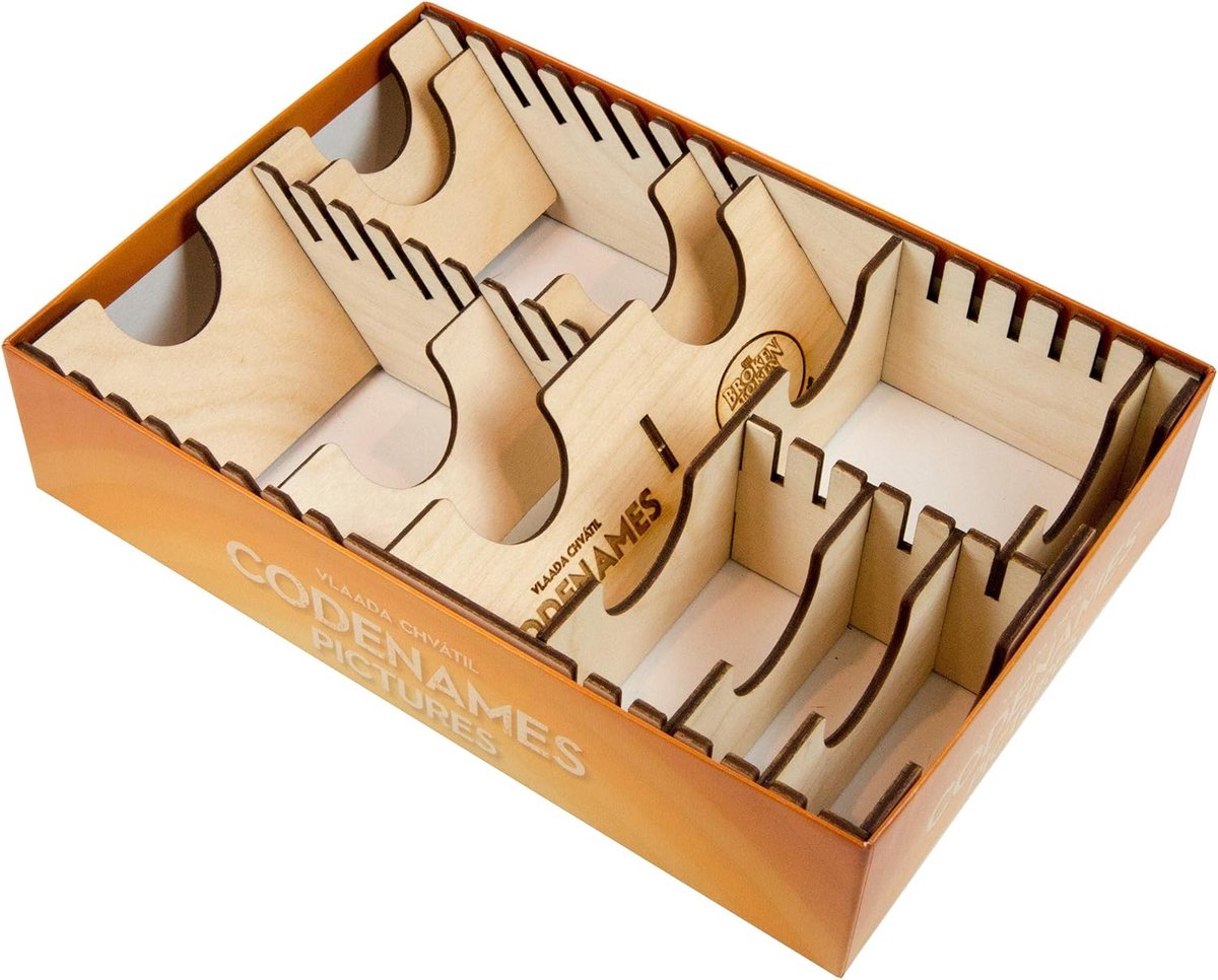 SnelShoppen - Codenames Organizer voor Spellen - Verbeterde Organisatie - Opslag voor Kaarten, Tokens en Accessoires - Geschikt voor Codenames, Codena