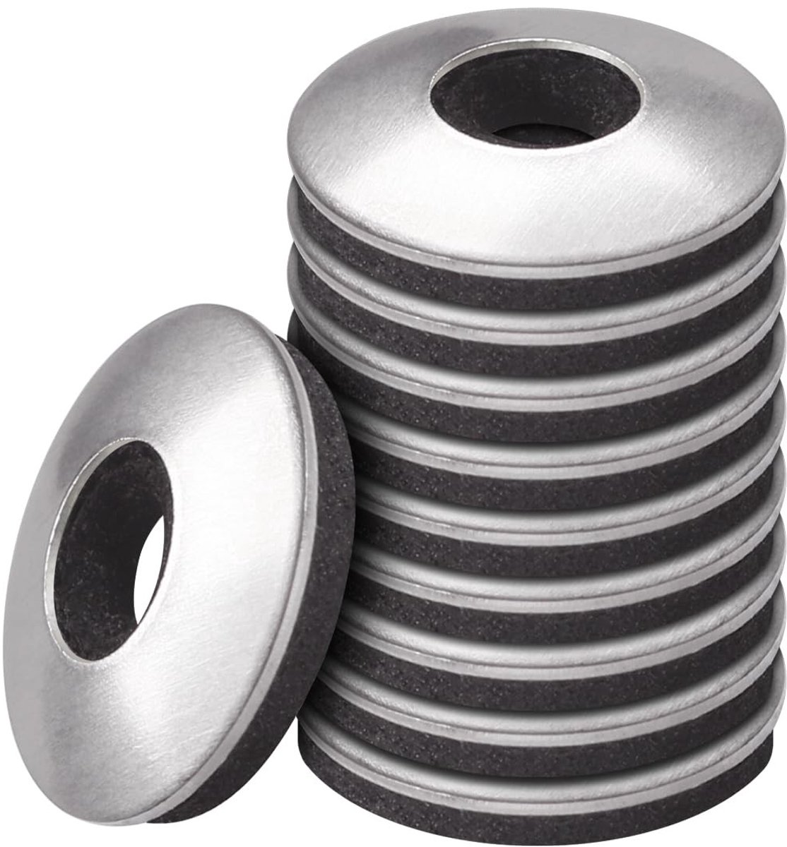 Roestvrijstalen EPDM afdichtringen met neopreen coating, M10 x 25 mm, set van 10 afdichtringen voor schroeven, waterdicht en duurzaam