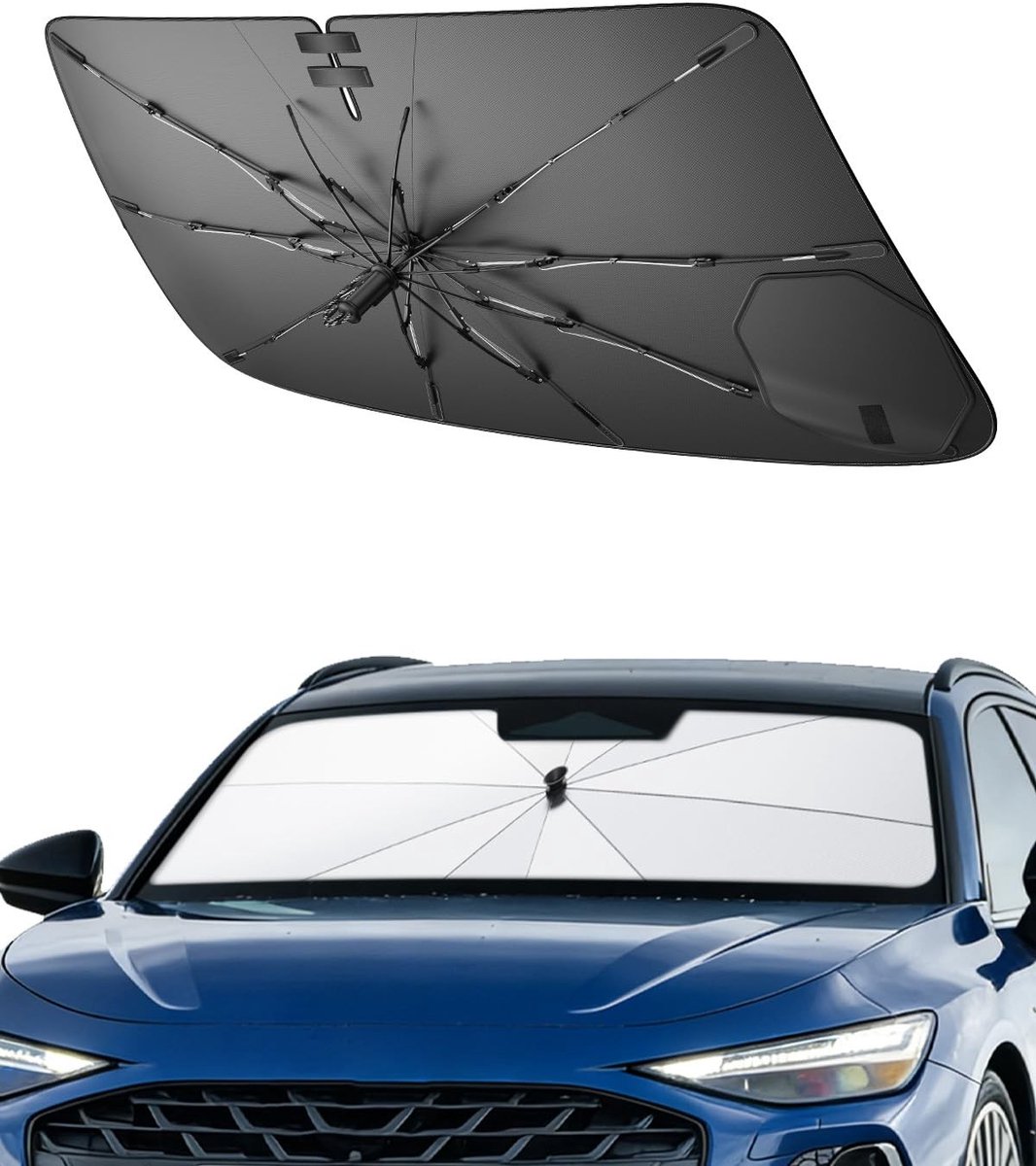 Omgoods - Auto Zonnescherm voor Audi A6 A7 2019-2026 met Trekkoord