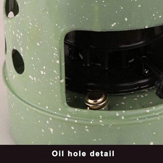 Camping Kooktoestel - Petroleum Kooktoestel - Outdoor Koken - Winddicht Ontwerp - 23.5 cm Hoog - Groen — afbeelding 3