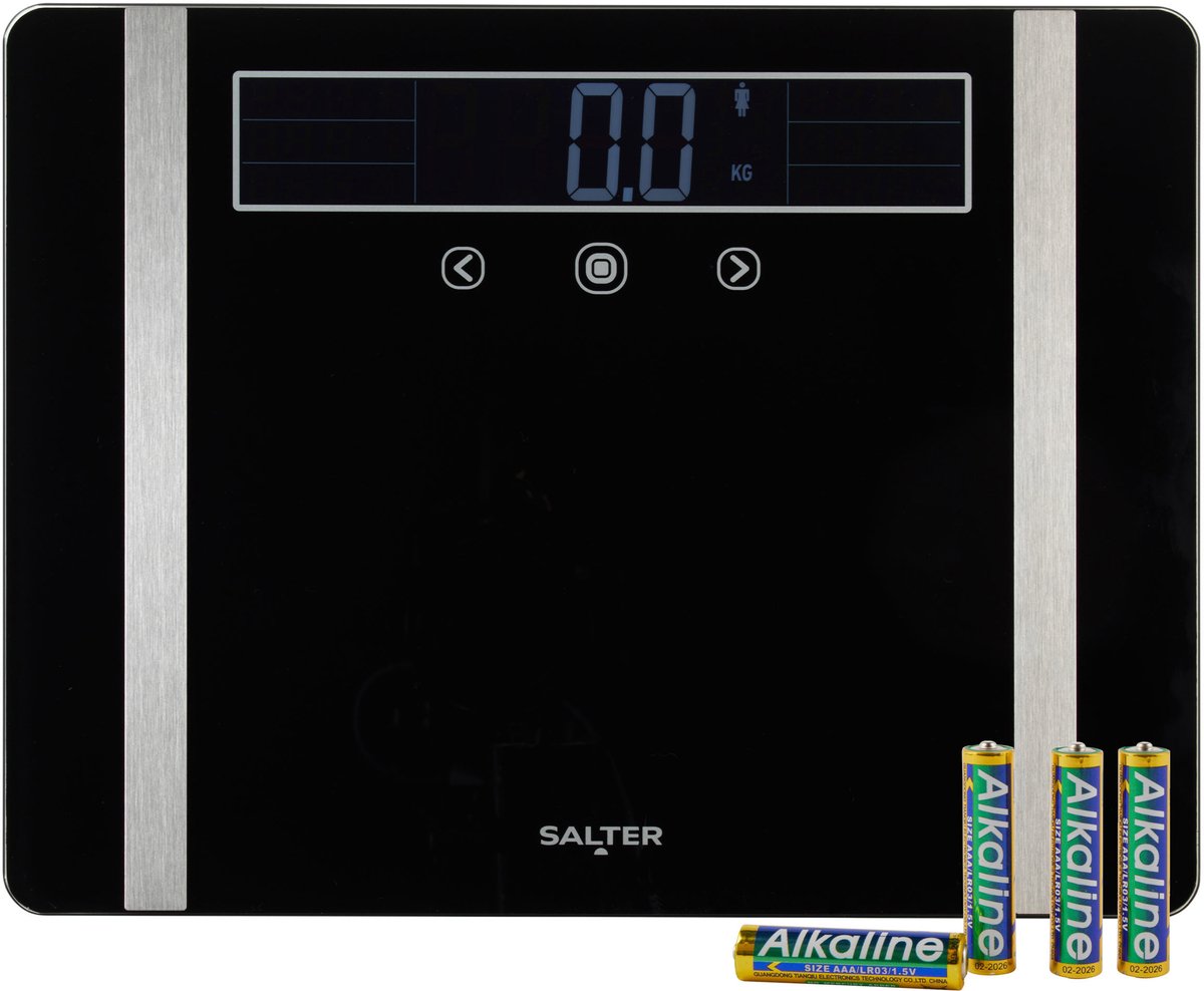 Salter Extra Brede Analyseweegschaal - Digitaal - BMI/BMR - 250 kg