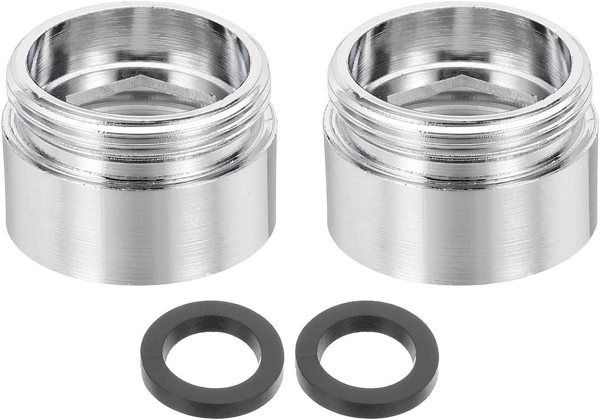 QUARKZMAN Adapter Waterkraan 1/2" Vrouwelijk Naar M22 Mannelijk 2 Stuks - ShopVlot