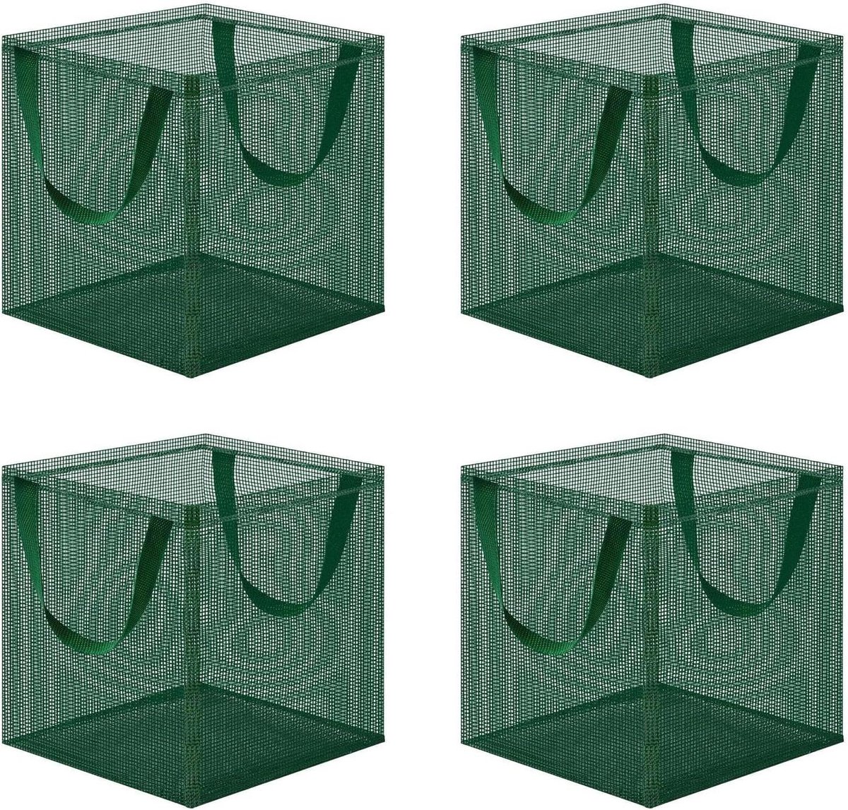 Vijvermanden Plantenmanden - Netpotten Hydrocultuur - Waterplanten Kweken - Ademende Wortelgroei - 18 x 18 x 18 cm - Groen