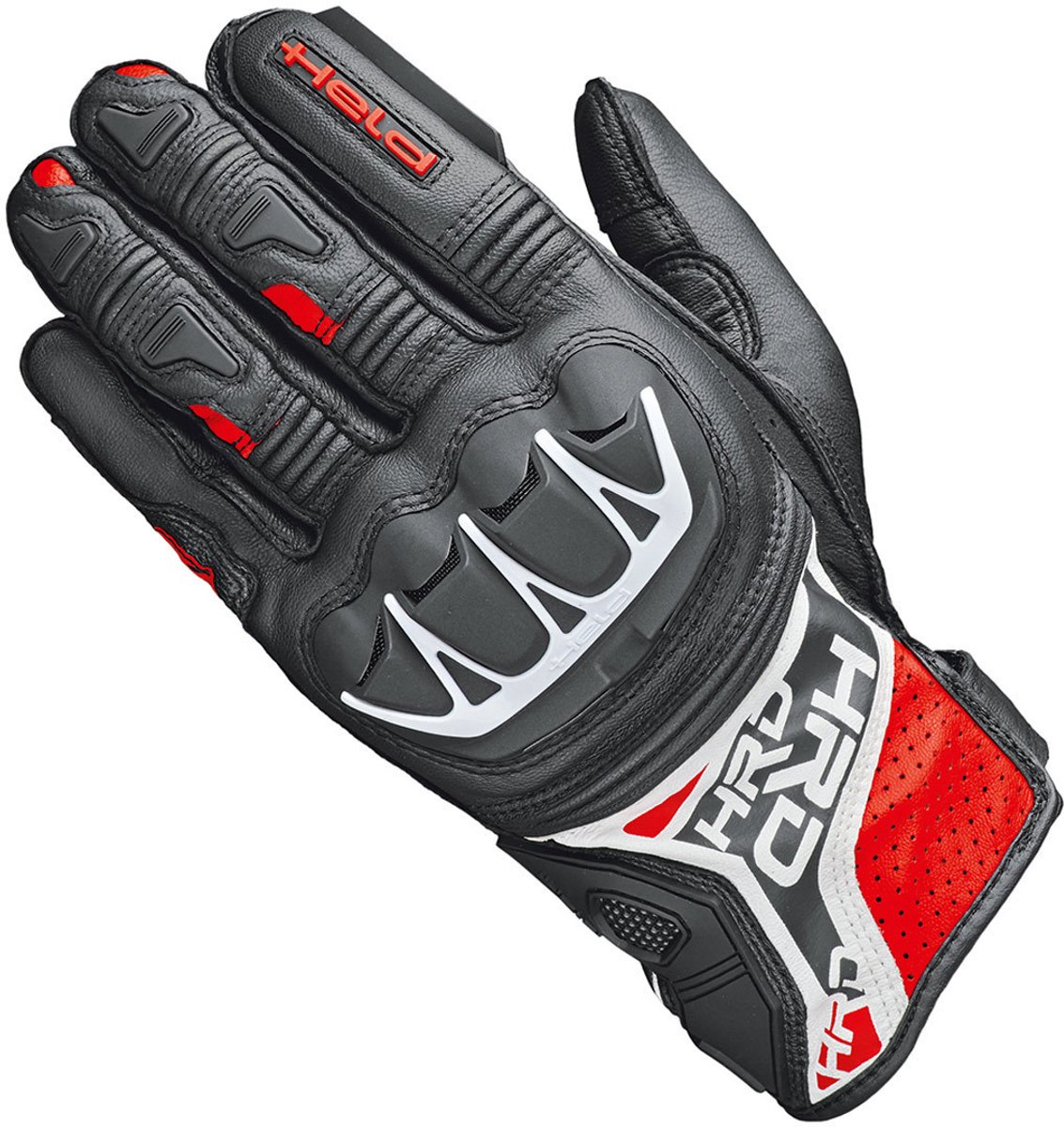 HELD KAKUDA motorhandschoenen sport Zwart-Rood 10