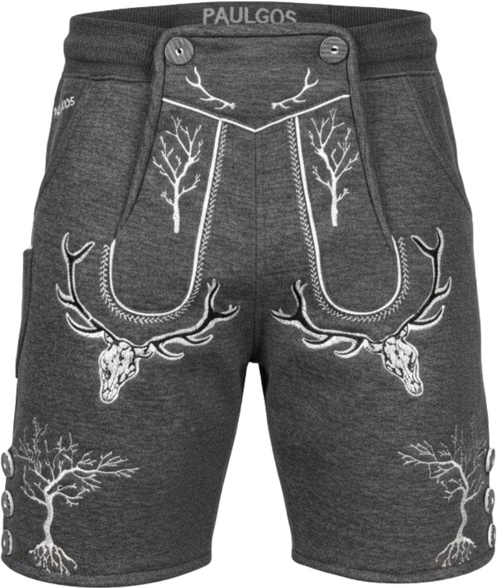 PAULGOS Traditionele Joggingbroek voor Heren - Design: Traditionele Leren Broek - JOK6 - Verkrijgbaar in 3 Kleuren - Maten S - 5XL