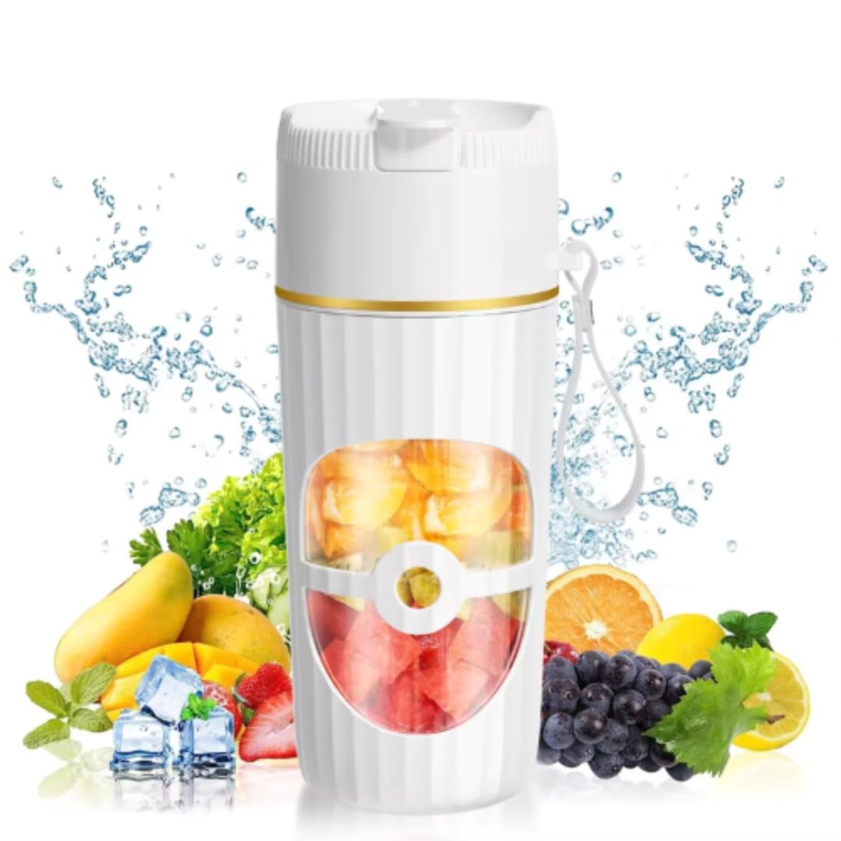 Omgoods - Draadloze Smoothie Maker 450ml met USB-C Oplader