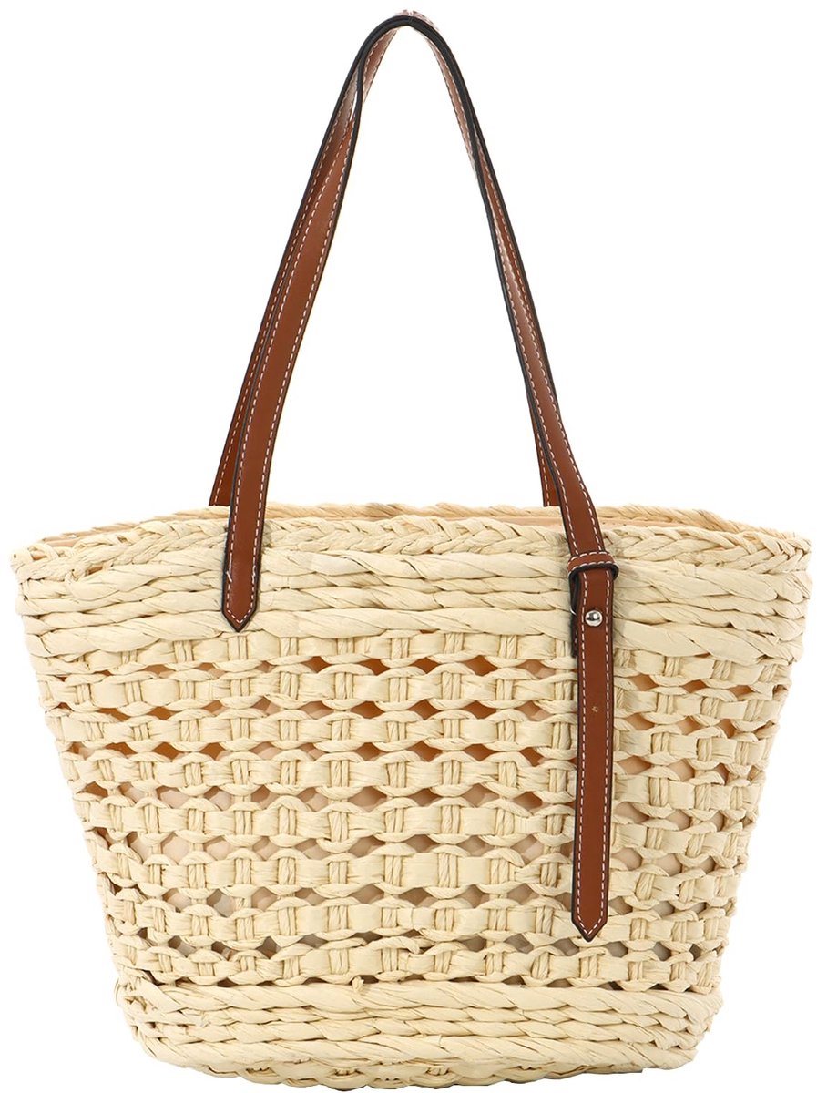 Omgoods - Bohemian Strandtas voor Dames - Handgeweven Bucket Bag