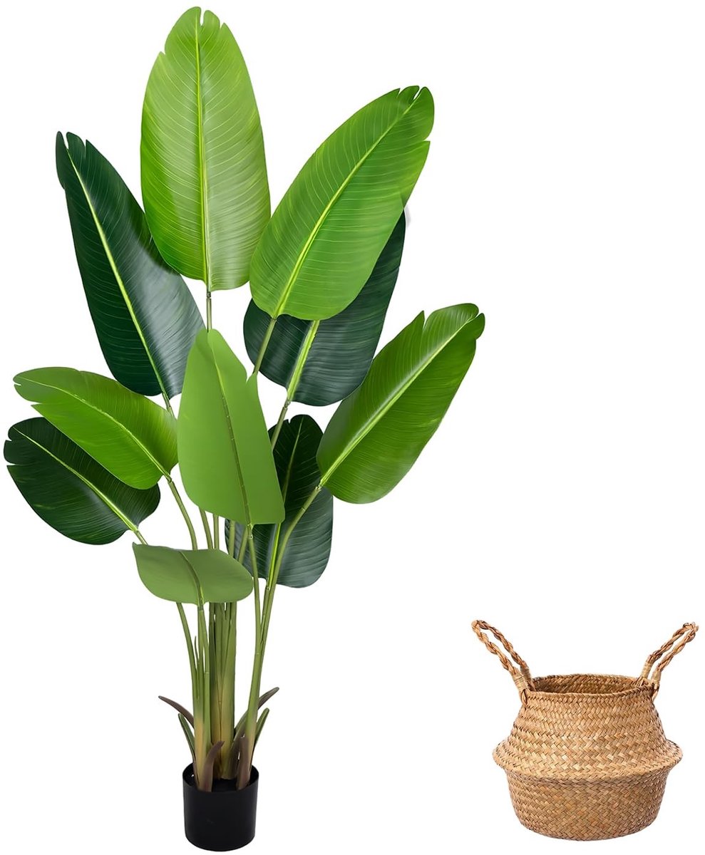 Omgoods - Kunstplant Bird of Paradise 160cm - Tropische Decoratie voor Binnen en Buiten