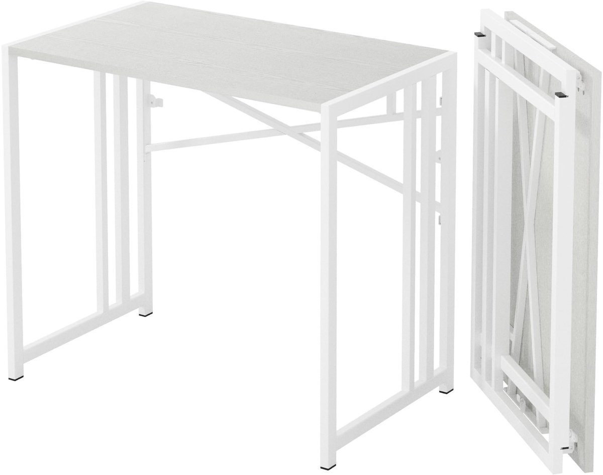 Omgoods - Vouwbare Computer Tafel 90 cm voor Thuis en Kantoor
