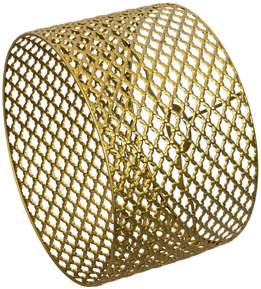 Omgoods - Vintage Metalen Lampenkap Zwart Goud voor Vloerlamp, Hanglamp en Tafellamp