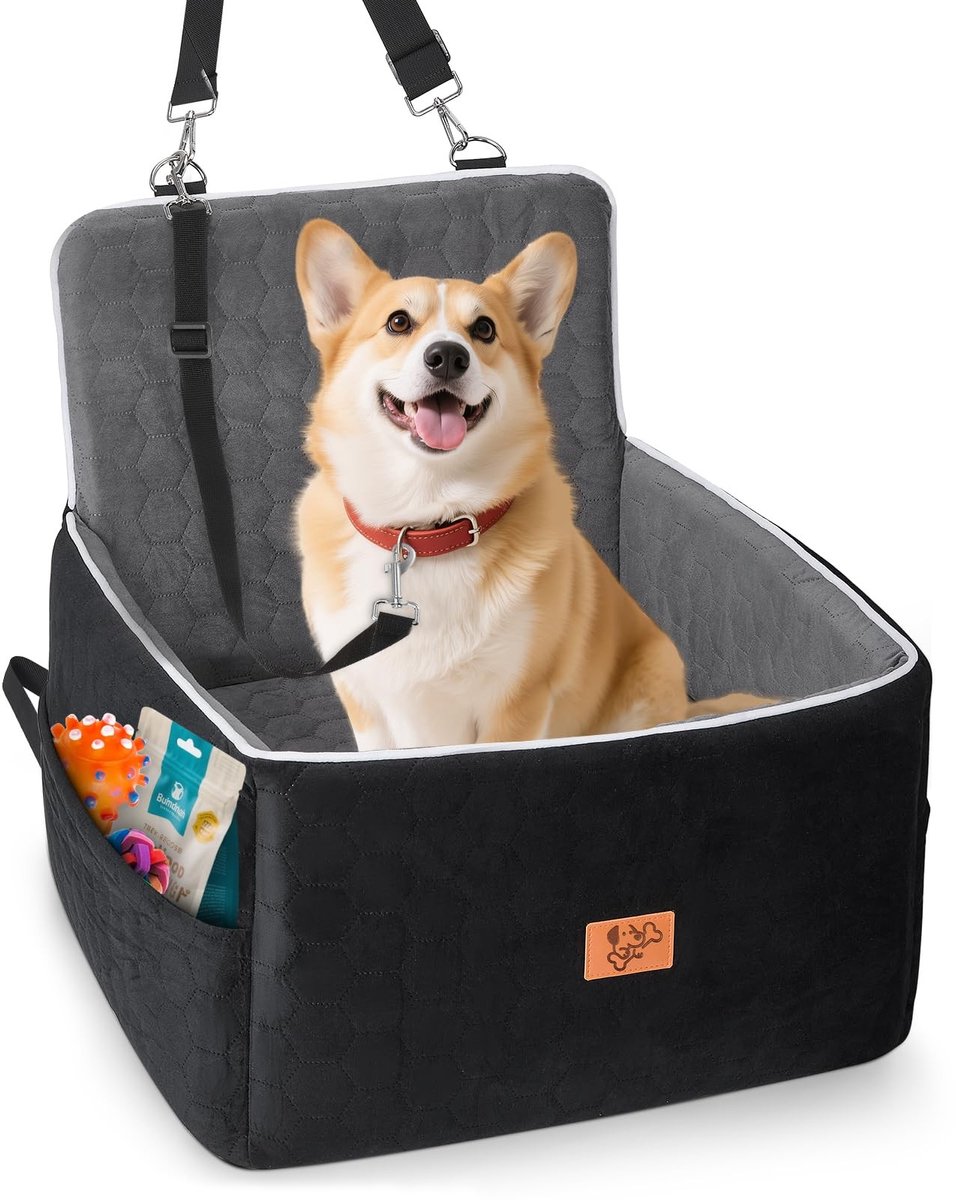 Omgoods - Hondenautostoel voor Kleine en Middelgrote Honden - 52 x 52 x 50 cm