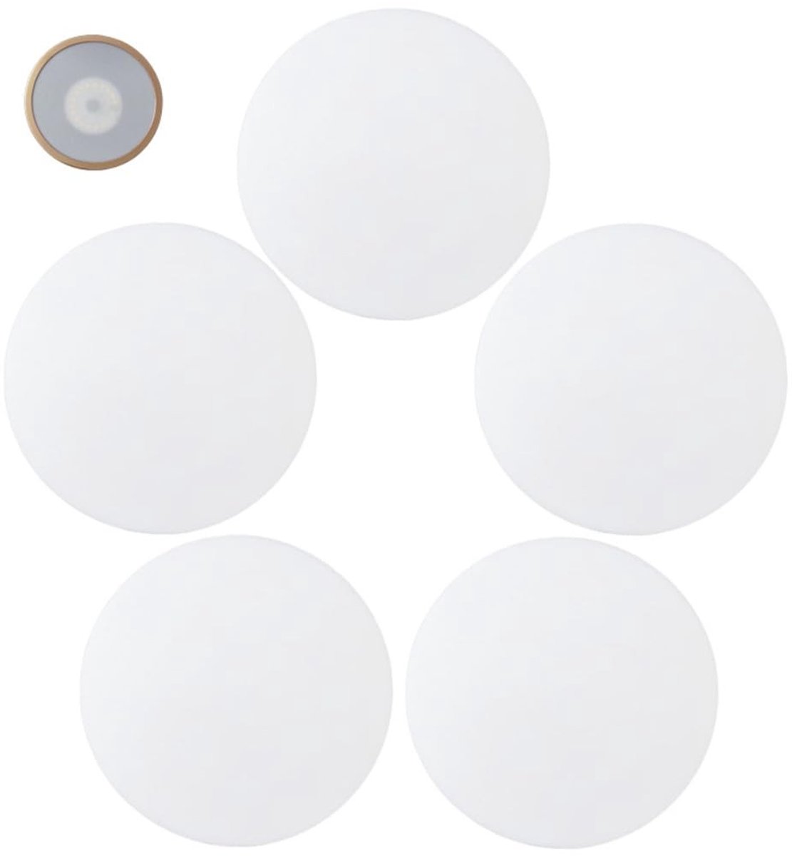 Omgoods - Lampshade Diffuser Set van 5 Stuks 10.2 cm voor Tafel- en Hanglampen