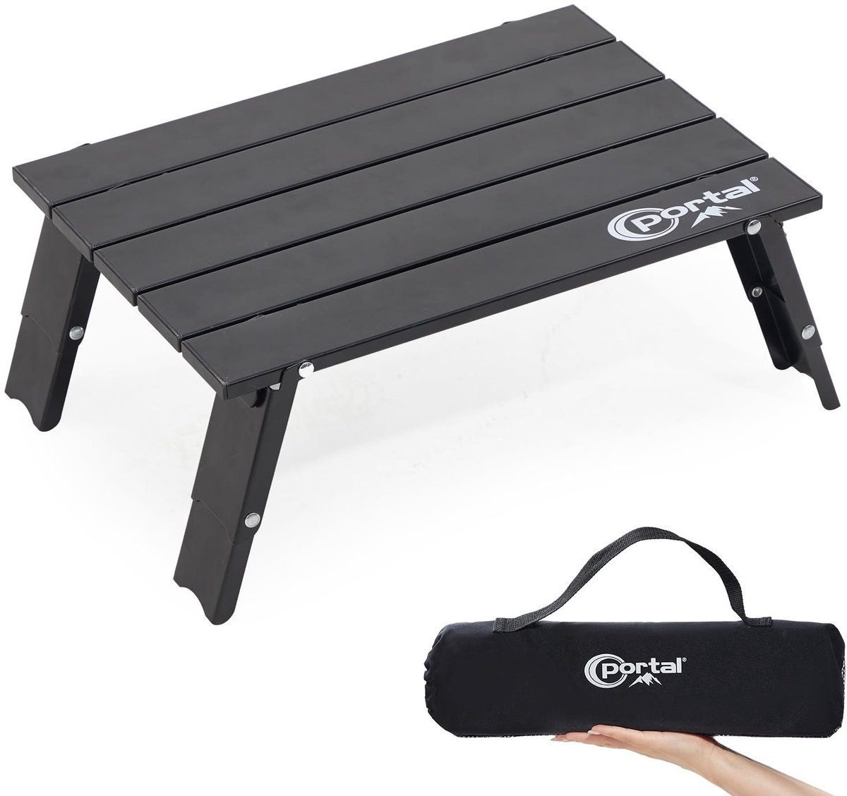 Omgoods - Opvouwbare Campingtafel, Inklapbaar en Verstelbaar