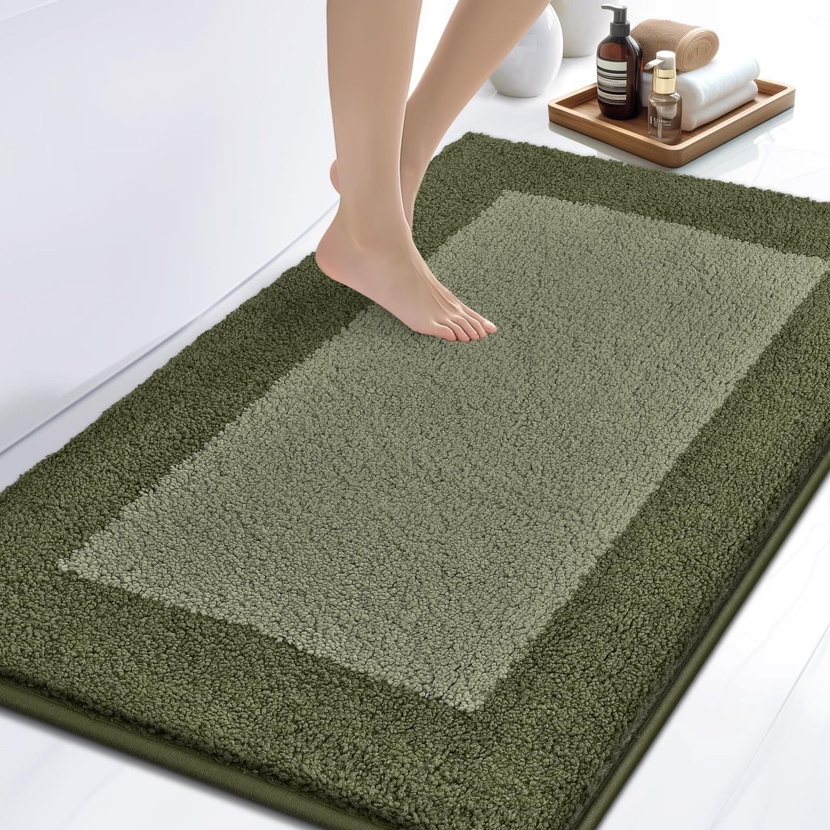 Omgoods - Antislip Badmat 76 x 116 cm, Wasbaar en Absorberend