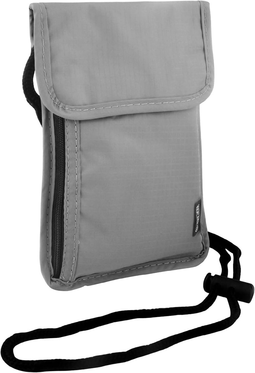 SnelShoppen - Unisex Paspoorttas met RFID Bescherming, Waterdicht voor Mannen, Vrouwen, Kinderen, Jongens en Meisjes, Ideaal voor Reizen, 19 cm x 14 c