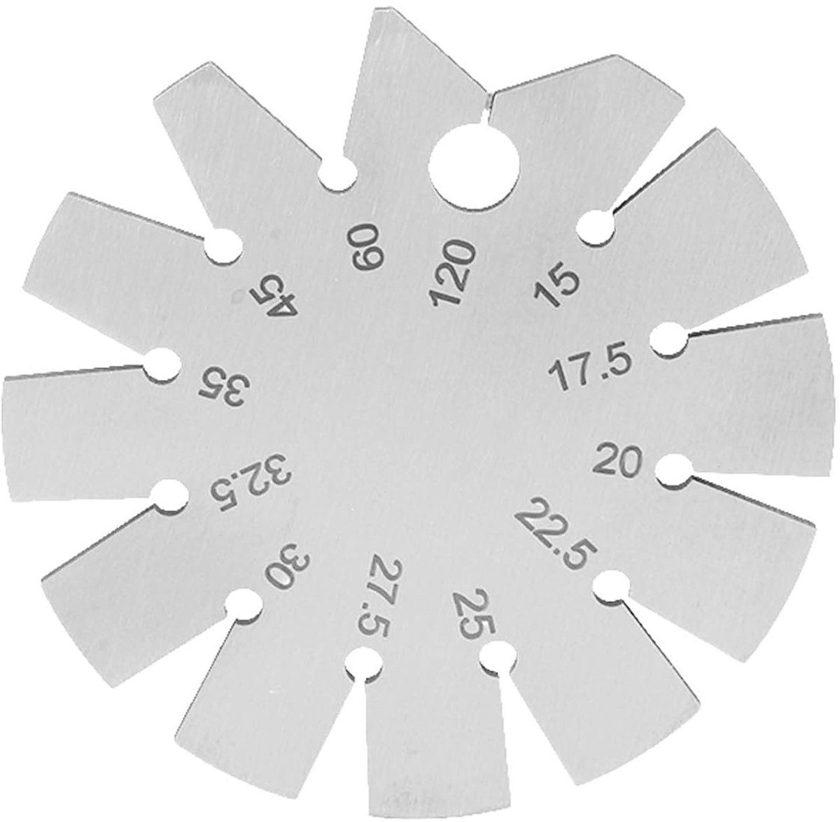 SnelShoppen - Knife Chamfer Meter Meetgereedschap Houtbewerking Snijgereedschap Hoekmeter Bevel Hoekmeter Meettool 15° 120° Protractor