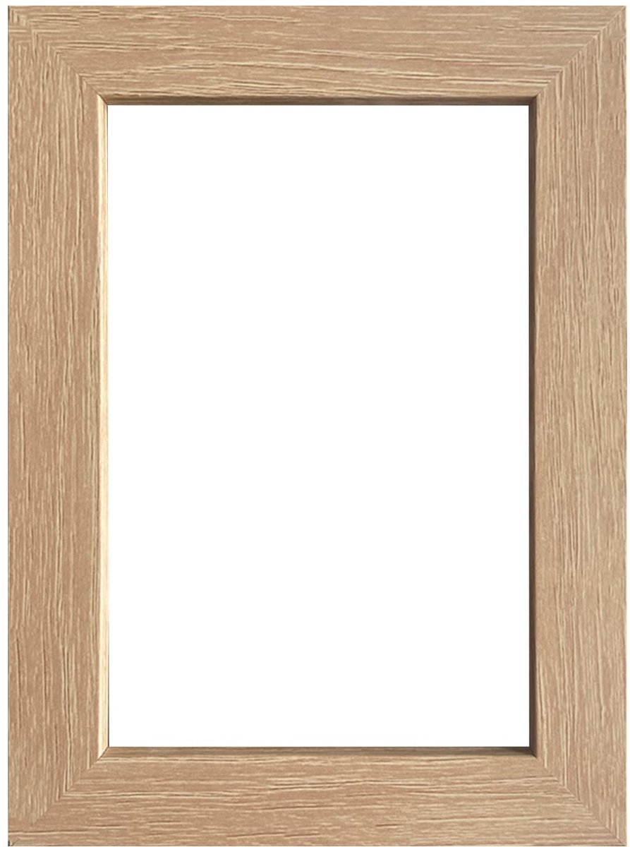 SnelShoppen - VUVUZULA Fotolijst Set van 3, Houten Lijst 30 x 45 cm, Eiken MDF Fotolijsten voor Natuurlijke Decoratie, Ideaal voor Thuis, Woonkamer, S