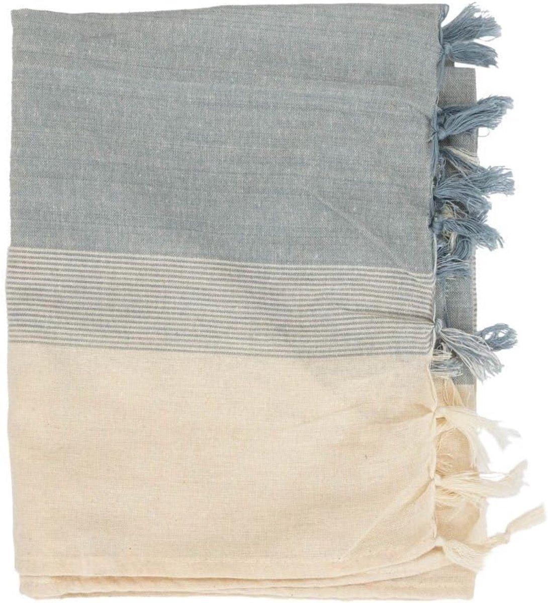 Springfog Zen Zachte Cheche Sjaal - Maat S tot XXXL Blauw