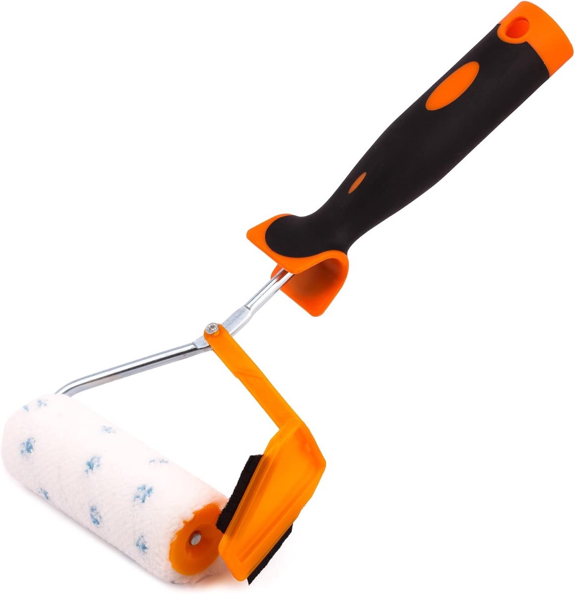 Besnijderoller 10 cm - lijnroller voor snel en schoon snoeien van randen - kleurscheider roller met tweecomponentengreep