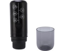 Draagbaar Koffiezetapparaat - Reis Koffiezetapparaat Elektrisch - Koffie Zetten Onderweg - 17 Bar Druk - 120 ml - Zwart