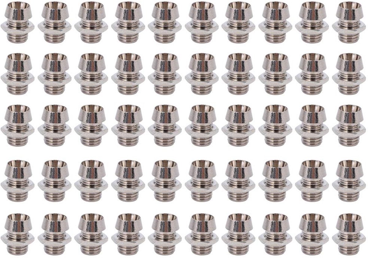 SnelShoppen - 50 Stuks LED Lampenhouder, 3mm Metalen Beugel Clip Montage, Koper Luminous Diodes Lampenkap, Ronde Paneel Displayshouder voor LED Verlic