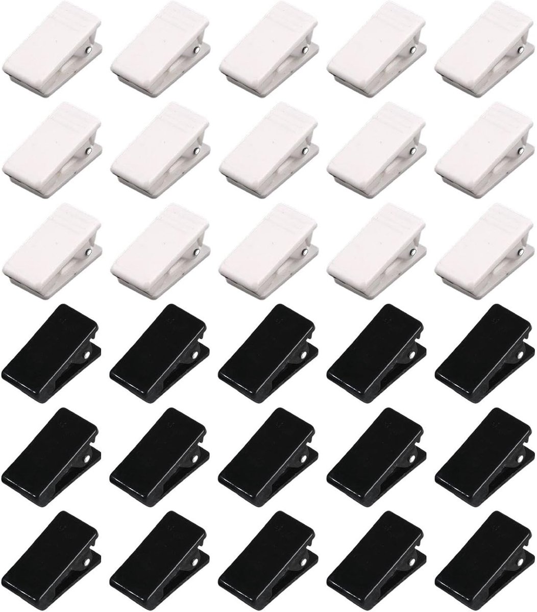 30 Pcs Self Adhesive Clips, Bath Towel Clips, Tapestry Clips, Shower Curtain Clips, Poster Clips for Bedroom, Memo - ShopVlot