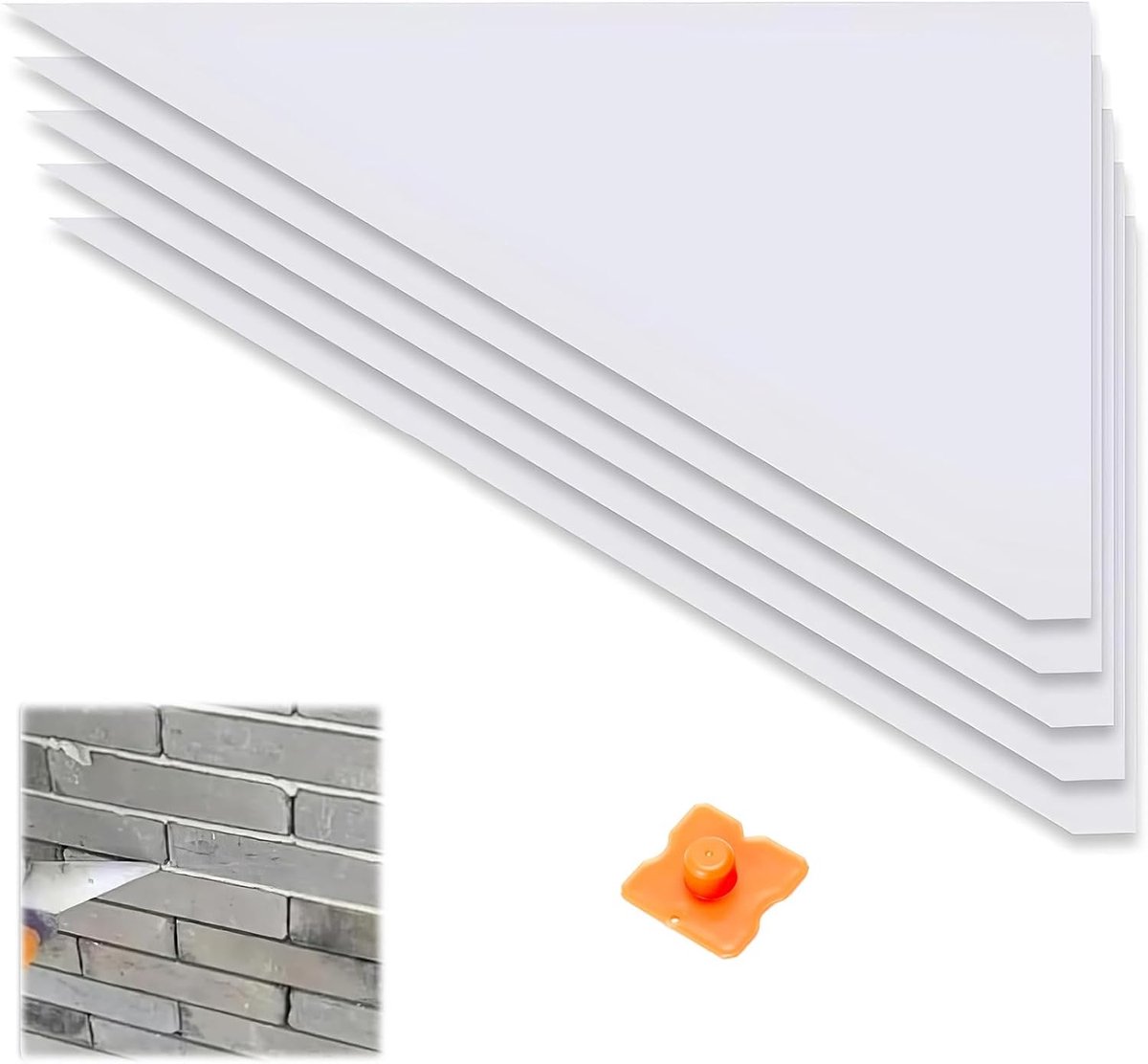 Mortelzakken 5 Stuks - Flexibel Materiaal - Bescherming tegen Cement - Makkelijk in Gebruik - ShopVlot