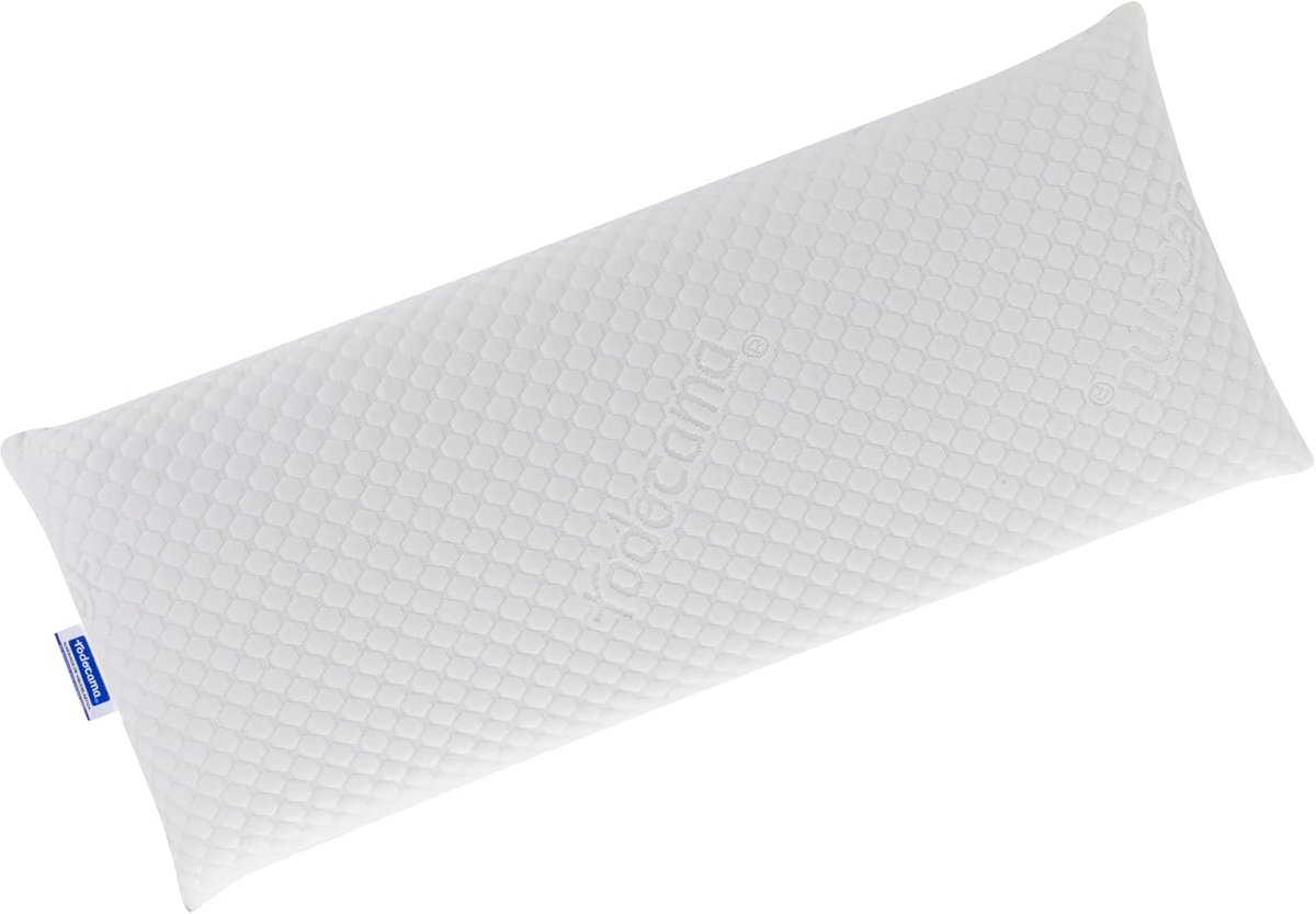 SnelShoppen - Visco-elastische visbal kussen 70 cm met temperatuur-regulerende geldeeltjes, wasbare polyester hoes, anti-mijt en bacteriën, ideaal voo