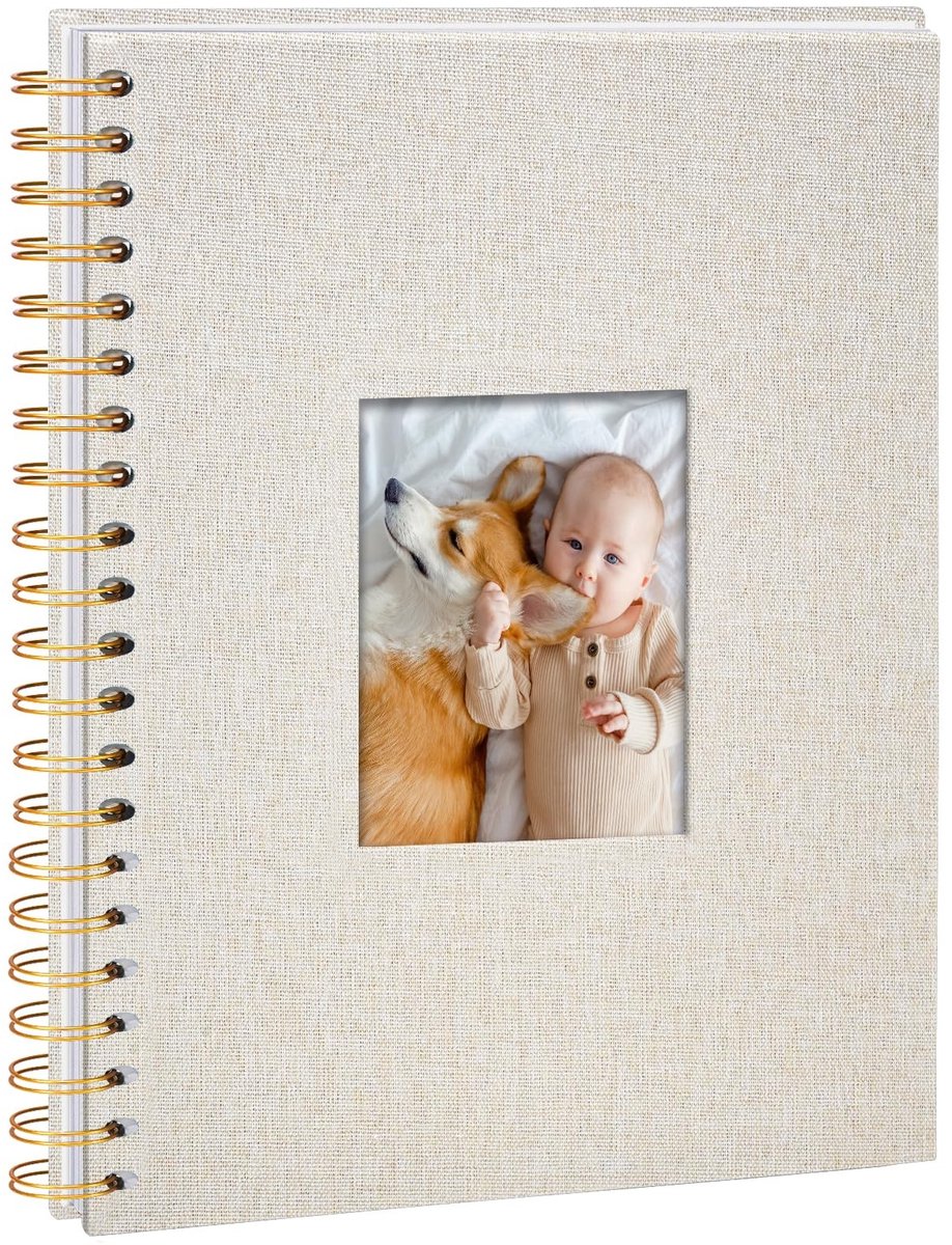Omgoods - Fotoalbum van Linnen voor Herinneringen met 40 Pagina's