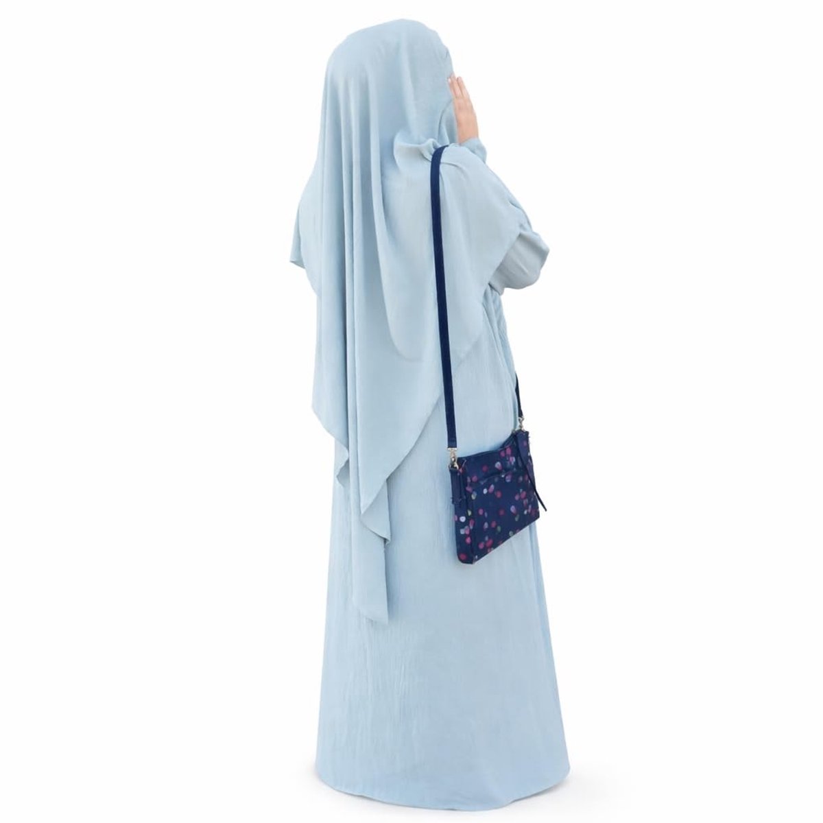Omgoods - Abaya en Khimar Set voor Muslim Vrouwen, Mintgroen