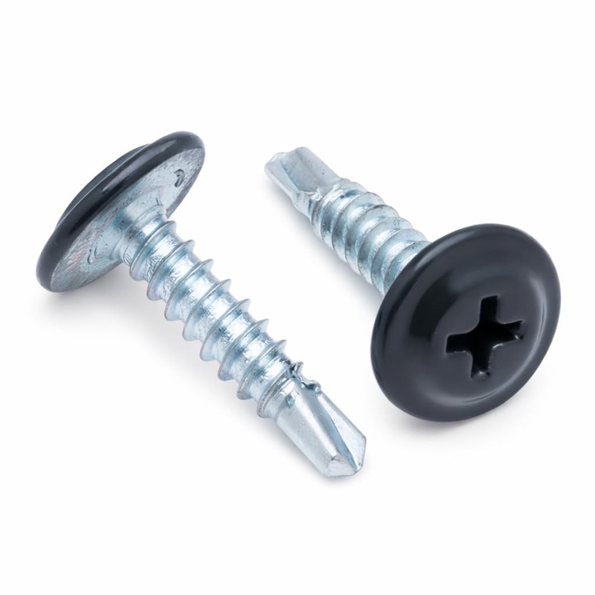 Omgoods - Set van 250 Multicolor Montage Schroeven 4.2mm x 19mm, Verzinkt en Gekleurde Kop