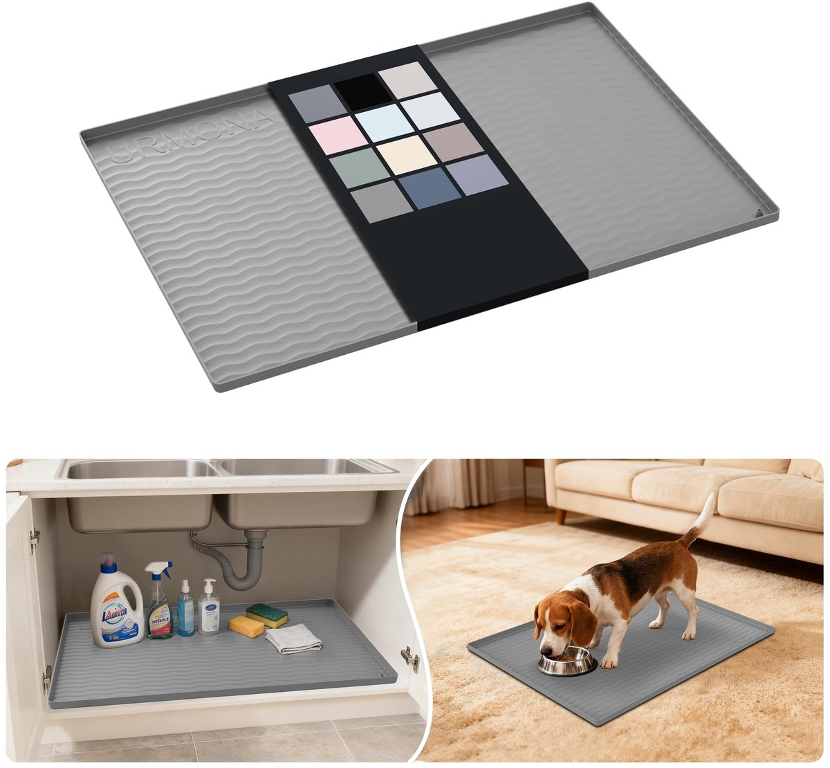 Omgoods - Waterdichte Silicone Onderkastmat, 55 x 71 cm