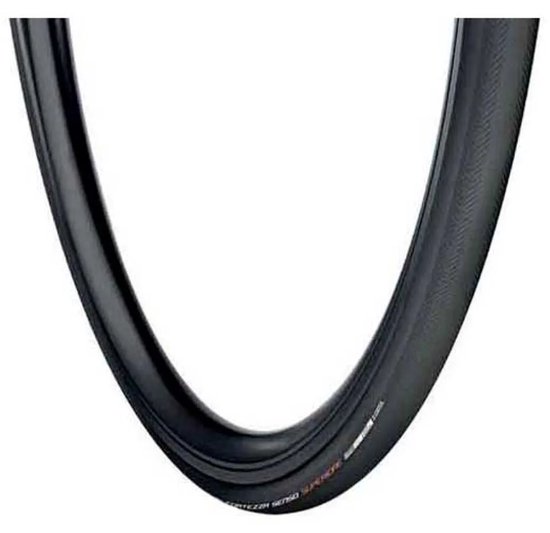 Zwarte racefietsband met een subtiel patroon.