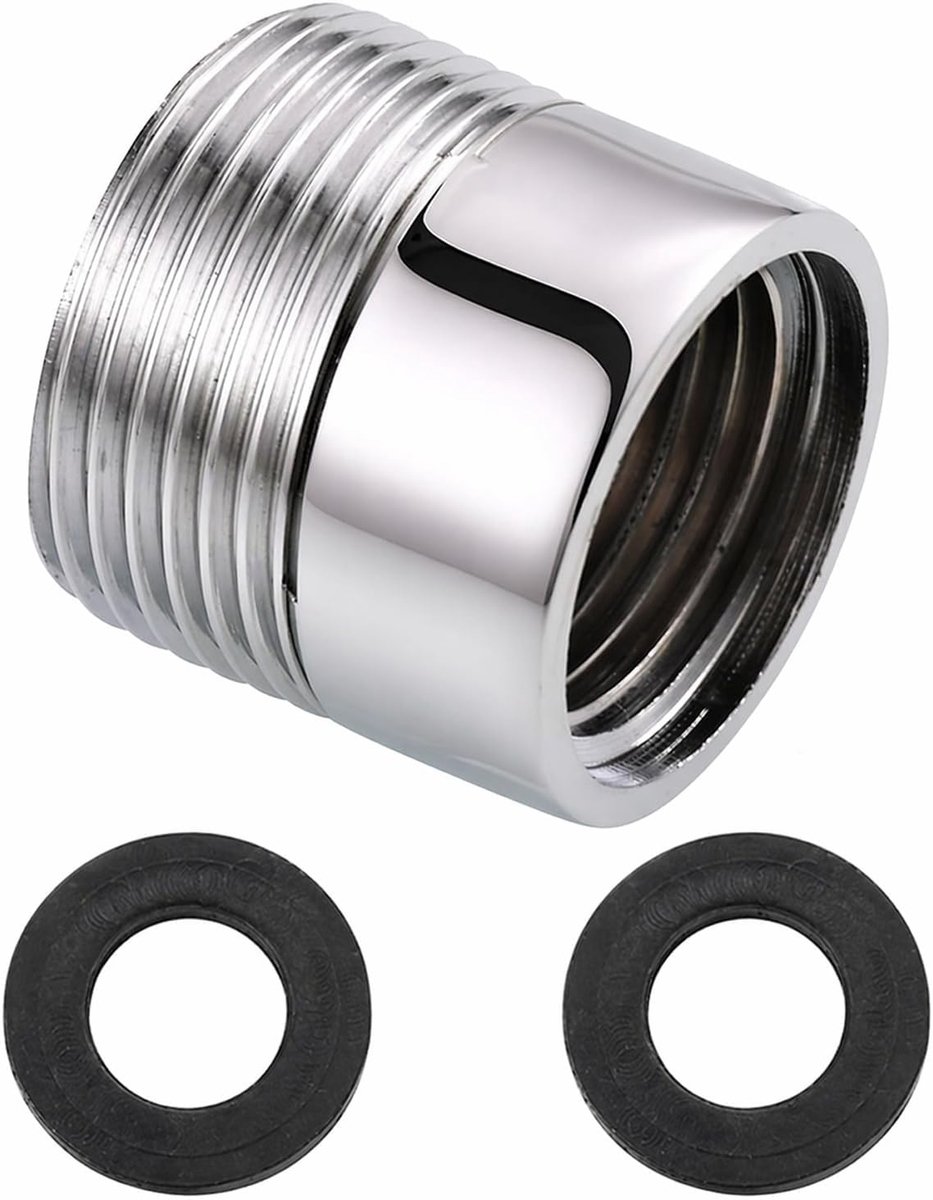 SnelShoppen - Reducer 3/4 inch naar 1/2 inch, 1 stuk adapter, roestvrij staal, schroefdraad fitting, mannelijke verbinding, geschikt voor industrie, 1