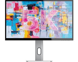 Alogic Clarity 27 Monitor met 65W PD (5K) – Resolutie tot 5120x2880 – Compatibel met HDR400 – USB-C 3.0 Connectiviteit - Grijs