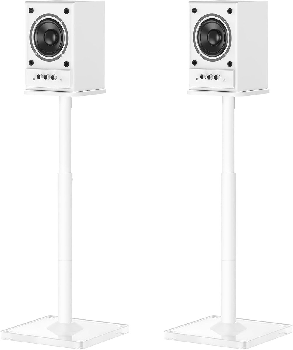 ELIVED Universal Speaker Stand, Height Adjustable up to 95 cm - ShopVlot