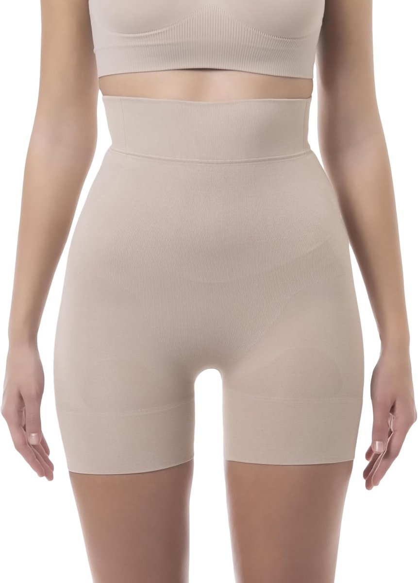 Korte Shapewear Shorts Tummy Control en Bum Lift, Made in Italy, 602