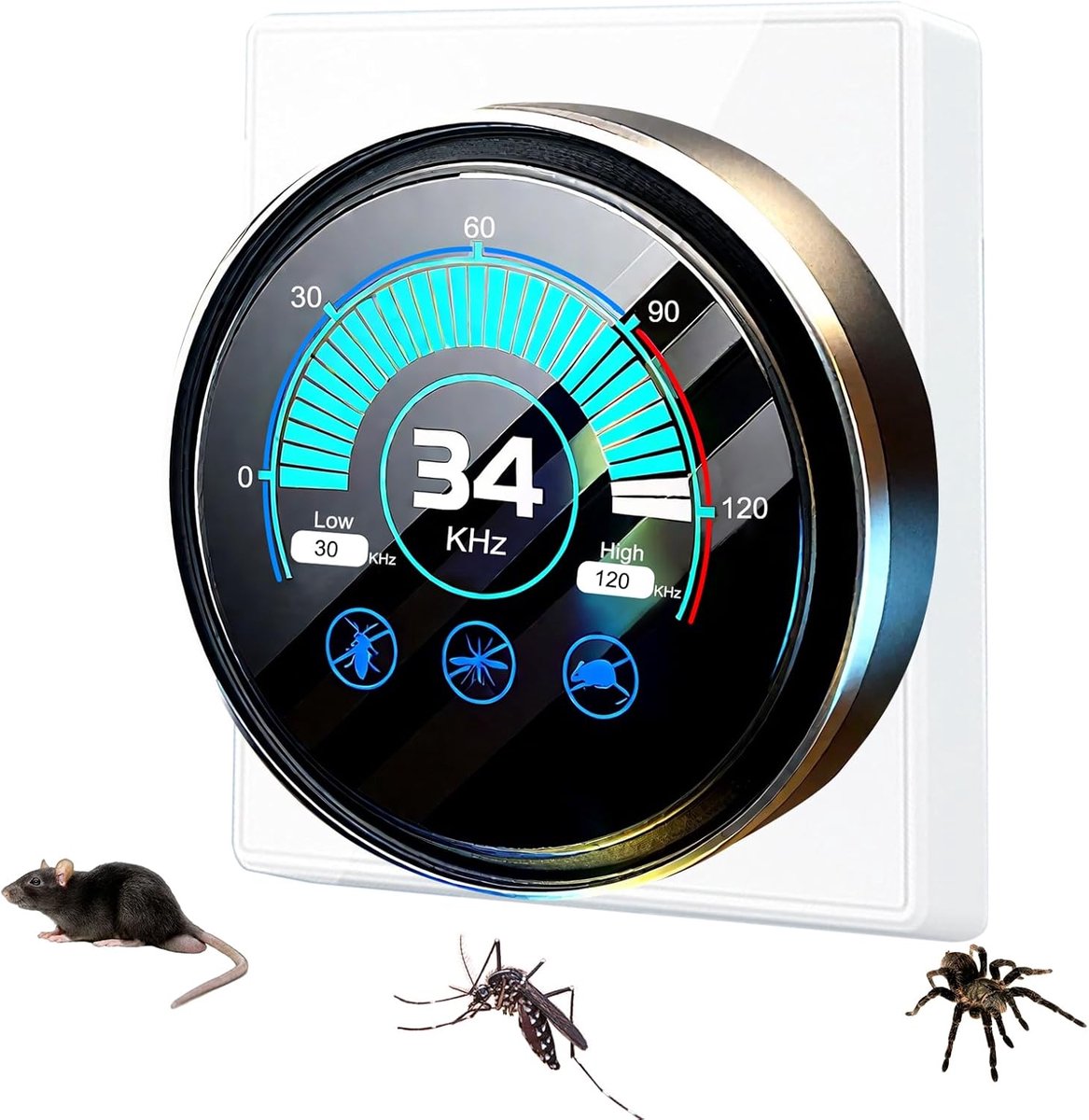 SnelShoppen - Ultrasonic Muizenafschrikkers en Muggenspray - Hoogwaardige Geluidsfrequenties - Effectieve Ongediertebestrijding voor Huis, Tuin en Cam