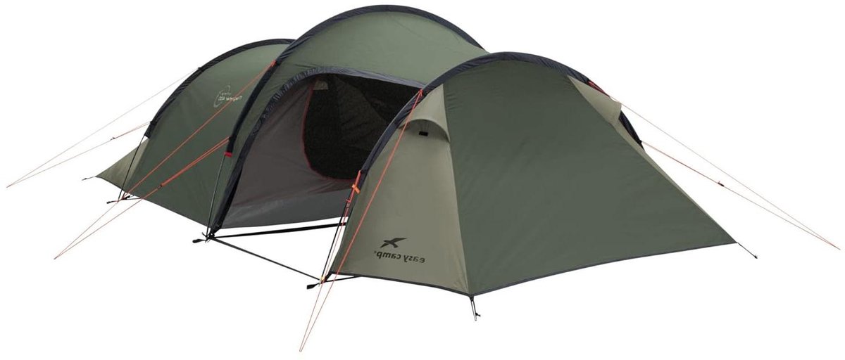 Koepeltent - Kampeertent Tent - Kamperen en wandelen - Lichtgewicht en compact - 4 personen - Groen