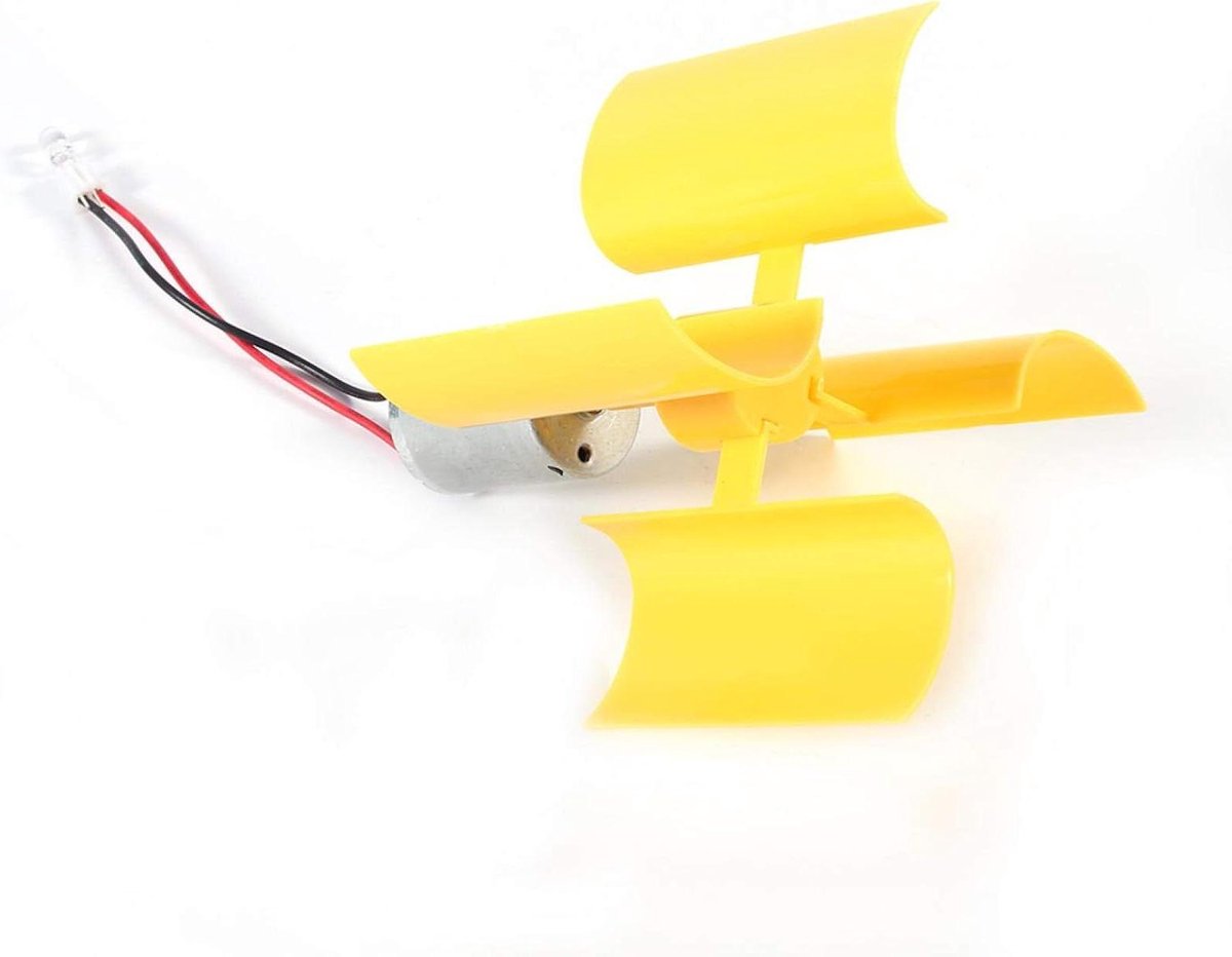 Verticale Windgenerator - Mini Motor Turbine - Energie Opwekken - Werkt Bij Lichte Wind - 55 Volt - Niet gespecificeerd