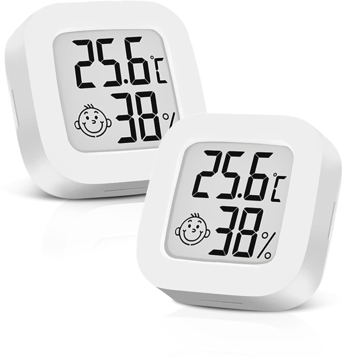 Mini digitale thermometer - LCD hygrometer - hoge precisie - ideaal voor thuis en op kantoor - SnelShoppen