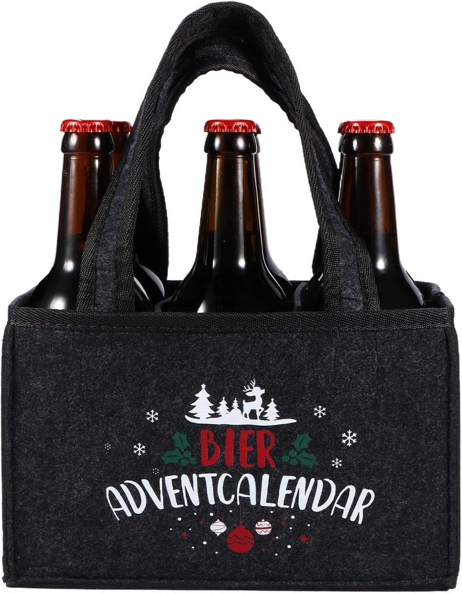 Adventskalender voor mannen met handtas en bier - Perfecte cadeaus voor de feestdagen en speciale gelegenheden