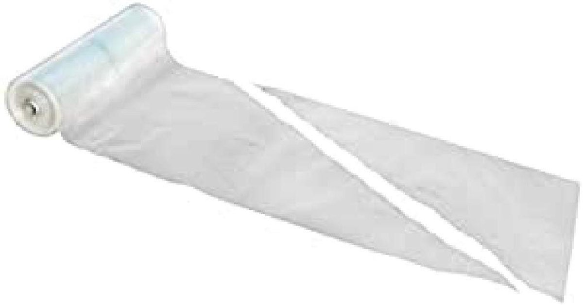 Omgoods - Wegwerp Spuitzakken op Rol, 100 Stuks, 40 cm, Nylon
